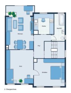 Illustration 2.OG Vorderhaus