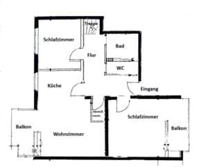 unverbindlicher Grundriss unten