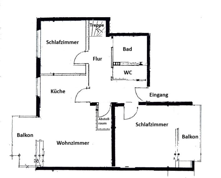 unverbindlicher Grundriss unten