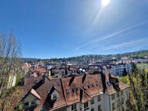 Ausblick Balkon