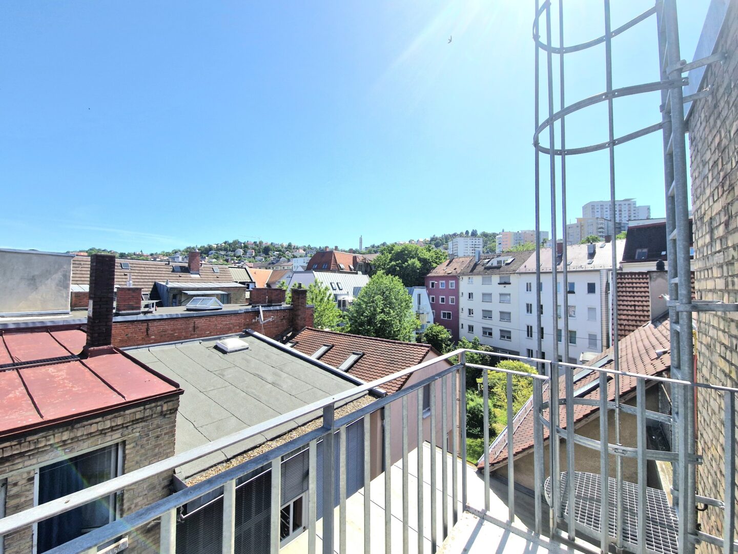 Balkon untere Ebene
