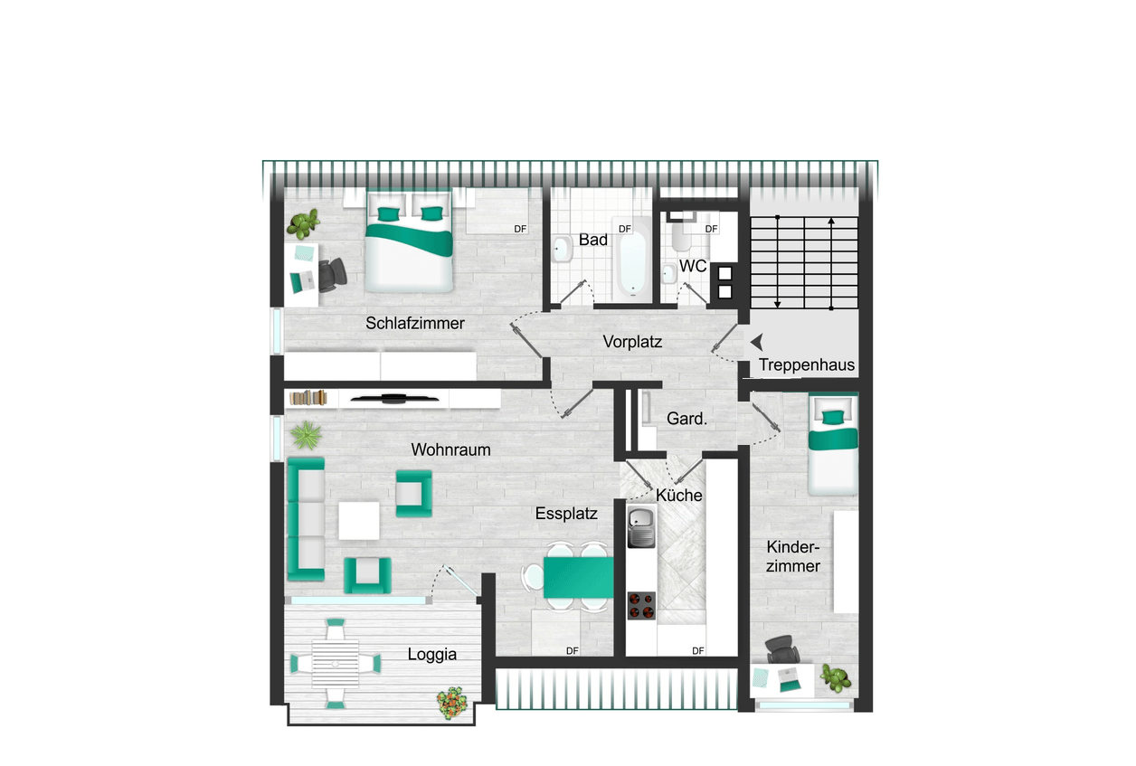 Grundriss Whg